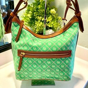 Dooney & Bourke Signature Logo Hobo Handbag